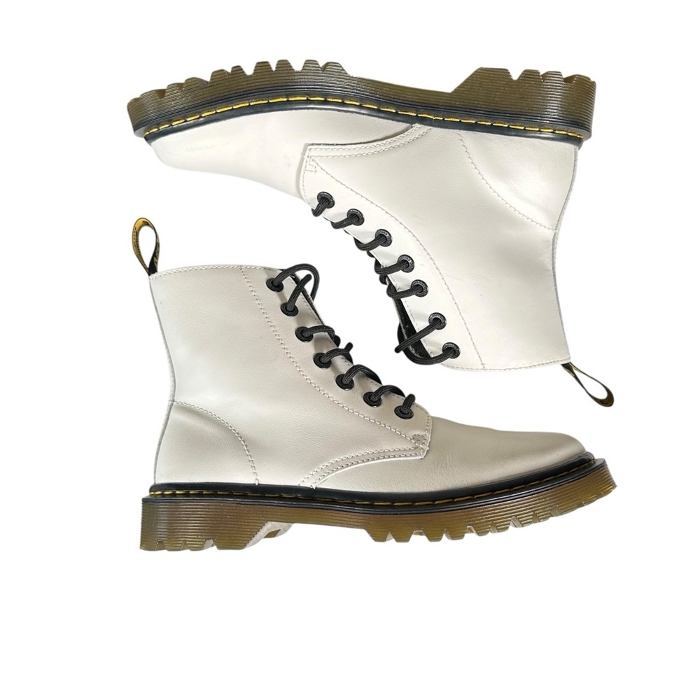 DR. MARTENS Jadon Smooth Leather Lug Sole Platform Boots - Picture 11 of 11
